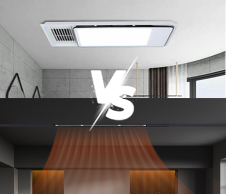 浴室取暖新旧对决：传统浴霸VS宝兰浴室中央热空调